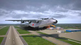 Antonov 900 Successful Rescues B 52G Stratofortress After Engine Failure | RDS Flight| Xplane11