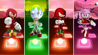 Knuckles Sonic 🆚 Hyper Sonic 🆚 Knuckles Sonic 🆚 Amy Rose Sonic | Sonic EDM Rush Gameplay