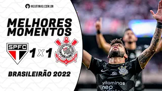 São Paulo 1x1 Corinthians | Melhores momentos | Campeonato Brasileiro 2022