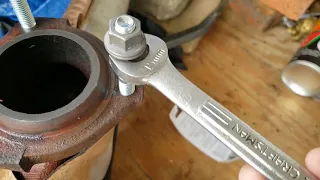 How to install new exhaust flange bolts into old exhaust manifold, the easy way