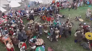 Bitwa Wojów - Wolin 2016 / dron/ Viking's Fight Wolin - dron