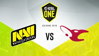 CS:GO - Natus Vincere vs mousesports - Train - ESL One: Cologne 2019