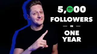 I Gained 5000 Spotify Followers in ONE YEAR. Here's How.