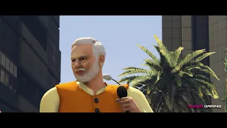 Narendra Modi's gta 5 rally ruined by Trevor :D