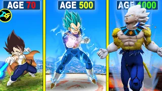 Surviving 1000 YEARS as VEGETA in GTA 5!