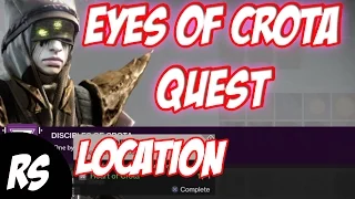 DESTINY DARK BELOW - EYES OF CROTA QUEST BOUNTY LOCATION