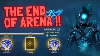 End of arena ! Finally Reached 25k🏆😭 || I played 700+ AI Matches For this🤦 || Shadow Fight 4 Arena