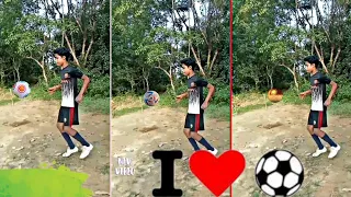 Football skills new video India deshi football village footballer