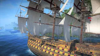 Assassin's creed Black Flag : British Man O War Naval Combat