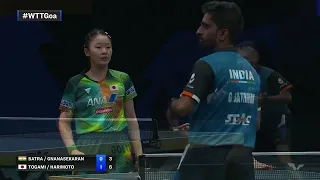 Sathiyan G./Manika B. vs Miwa H./Shunsuke T. | XD QF | WTT Star Contender Goa 2023