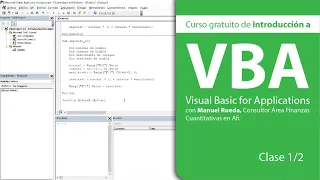 Curso de Visual Basic aplicado a Excel - Clase 1/2
