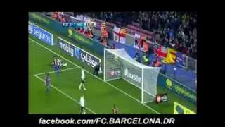 Fc barcelona VS Valancia (5-1) all goals 19-02-2012