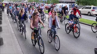 Rekord Critical Mass Nürnberg für April 2018 mit vermutlich über 1k Radler!!!!