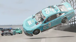 NASCAR Racing Crashes #30 - BeamNG Drive