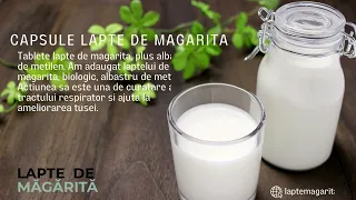 Lapte de Magarita - Capsule Lapte de Magarita si Tablete Lapte de Magarita Pentru Ameliorarea Tusei