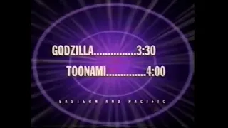 Cartoon Network Coming Up Next Superfist bumper Godzilla to Toonami (February 1999)
