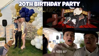 JAKES 20th BIRTHDAY PARTY | CRAZIEST DAY