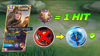 ONLY FEW LANCELOT USERS KNOW THIS SECRET 1HIT BUILD!! (TOO OP!😱🔥)