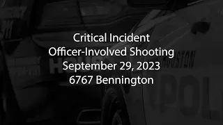 HPD Critical Incident - 2023-09-29 at 6767 Bennington