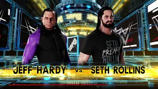 WWE 2K18 PS4 Gameplay: Jeff Hardy Vs Seth Rollins!