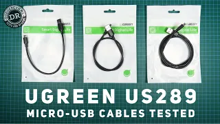 Ugreen US289 micro-usb cables (25/50/100cm) tested (Discord submission)