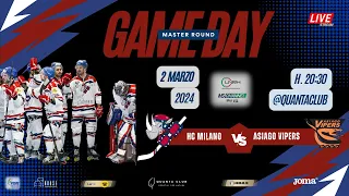 Hc Milano vs Asiago Vipers  - 6^ giornata MR - 2 Marzo 2024 - ore 20:30