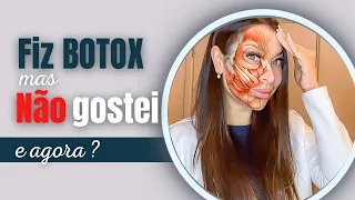 Toxina Botulínica (Botox): O que fazer se você não gostou do resultado