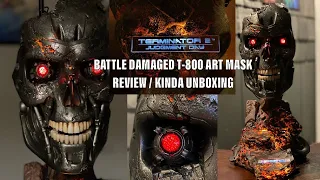 Terminator 2 Battle Damaged T-800 Art Mask by PureArts - Review / kinda unboxing