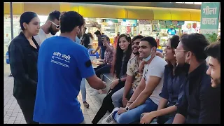FIRST FEMALE BEATBOXER 🎧 IN INDORE FREESTYLE RAPPING WITH JIN INFRONT GROUP OF F.R.I.E.N.D.S😂😘🥰