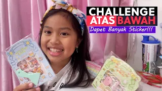 CHALLENGE ATAS BAWAH YANG MEMBUAT HATI SENANG | Journaling | Kawai Sticker | Ide Journal