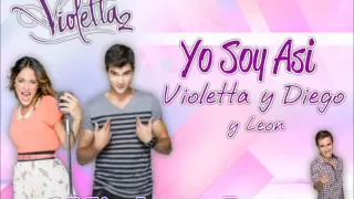 Yo soy asi- Violetta y Diego y Leon.