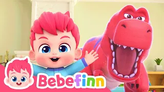 T-rex 🦖 Roar! | EP46 | Bebefinn Dinosaur Songs for Kids | Nursery Rhymes & Kids Songs