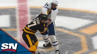 Maple Leafs' Wayne Simmonds, Bruins' Nick Foligno Ignite Original Six Rivalry With Heavyweight Tilt