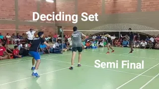 NAVEEN GANESH vs SHYAM PRASAD ASWIN PAUL Anitha Parthiban Badminton Tournament Semifinals - 3rd Set