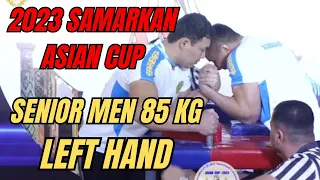 Armwrestling Asian Cup 2023 Senior Men 85 KG Left Hand