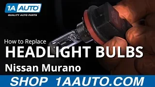 How to Replace Headlight Bulbs 09-14 Nissan Murano