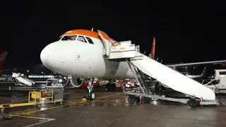 Easyjet A320 trip report Alicante to Manchester (turbulent landing G-EZWP a320-200)