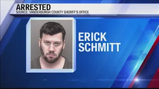 Erick Schmitt back in jail