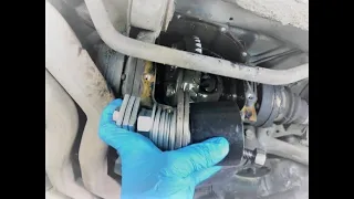 e46 BMW differential bushing removal without any special tools