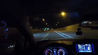 2021 Toyota RAV4 XLE Premium Highway Night POV Drive -With Commentary!
