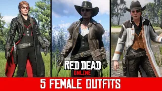 5 Red Dead Online Outfits (Female)