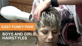 Choppy Pixie Cut and Choppy Short Haircuts By Radona
