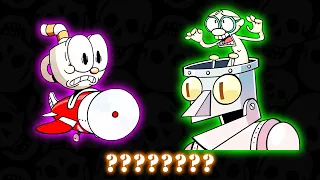 THE CUPHEAD SHOW ANIMATIONS "Airplane" Sound Variations in 45 Seconds | Crazy Cups