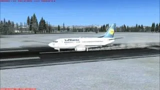 boeing 737-500 pilot in command(evolution)taxi & takeoff from (LOWG) GRAZ-AUSTRIA
