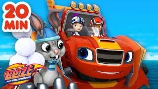 Resgates de Animais com Blaze! Maratona de 20 Minutos! | Blaze e os Monster Machines