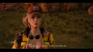 Final Fantasy XV: Prompto Talking To Cindy