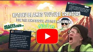 kotaku blames YouTube Creators for the anti-social justice movement I blame SJW's