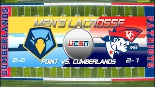 University of the Cumberlands - Men's Lacrosse vs. Point University 2018