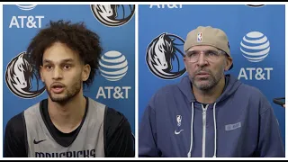 Dallas Mavericks Interviews Before Game 1 vs OKC Thunder: Dereck Lively II, Jason Kidd