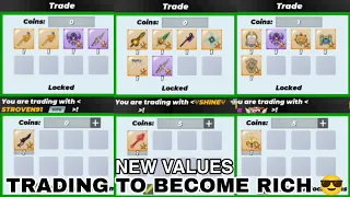 HOW TO BECOME RICH BY TRADING | NEW VALUES IN SKYBLOCK BLOCKMAN GO